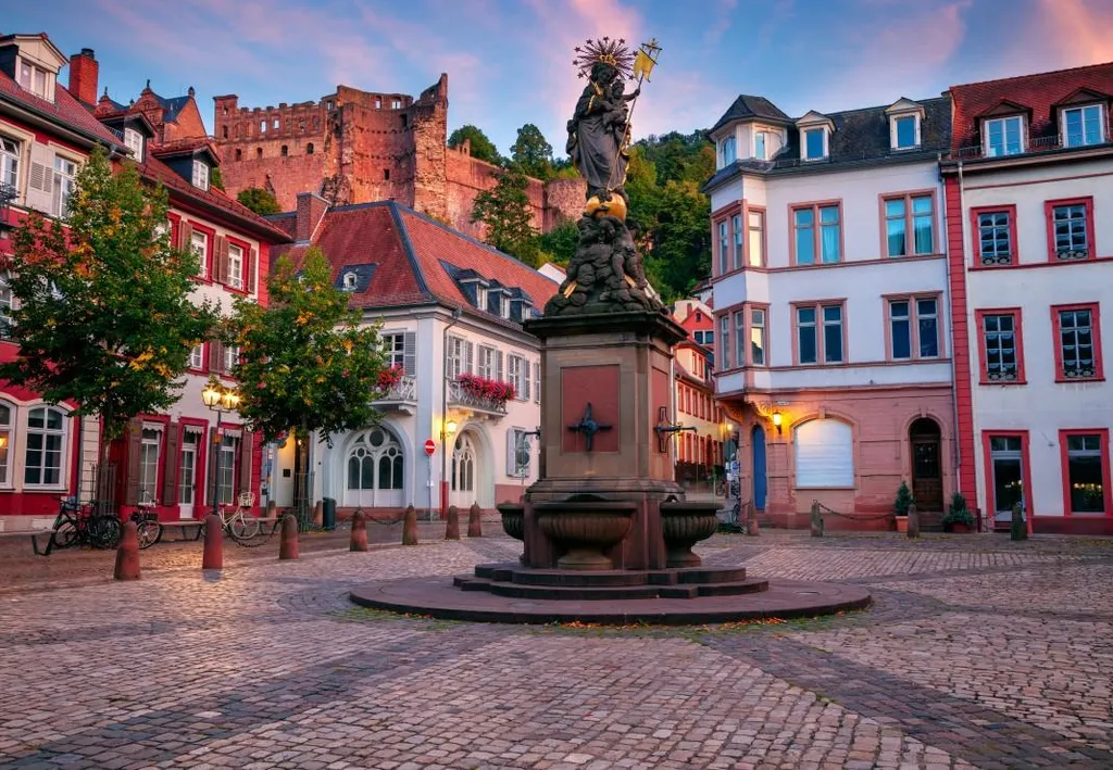 Puzzle détente 1000 pièces Heidelberg Bluebird pour soirée calme