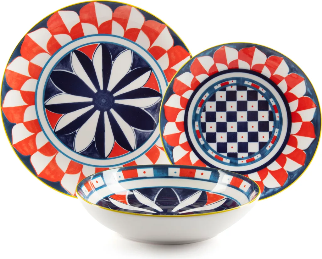 Excelsa Sciacca Piatti 18 Pezzi Porcellana: Il Sapore della Sicilia