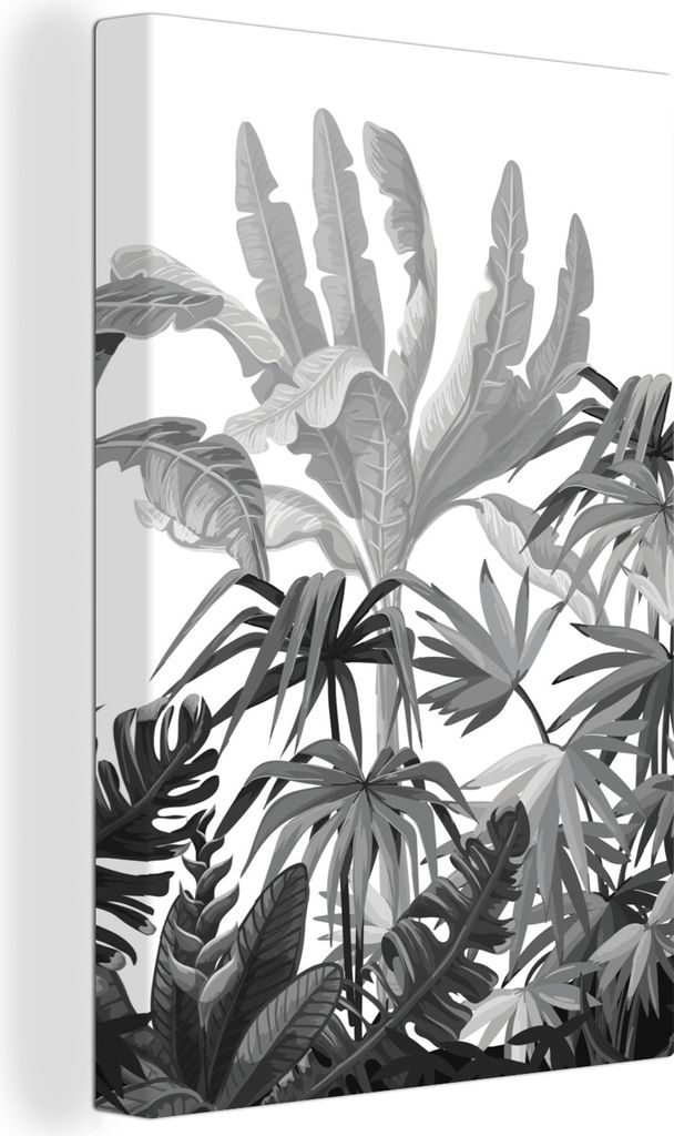 OneMillionCanvasses - Leinwandbilder - 90x140 cm, Design - Pflanzen - Dschungel, Wandbilder Kunstdruck Wanddekoration - Foto auf Leinwand - Gemä...