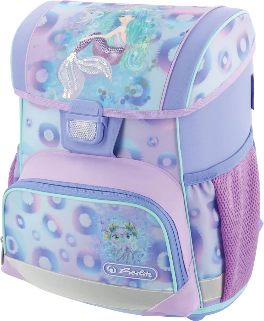 Cartable léger Herlitz Loop Plus Mermaid pour éviter le mal de dos