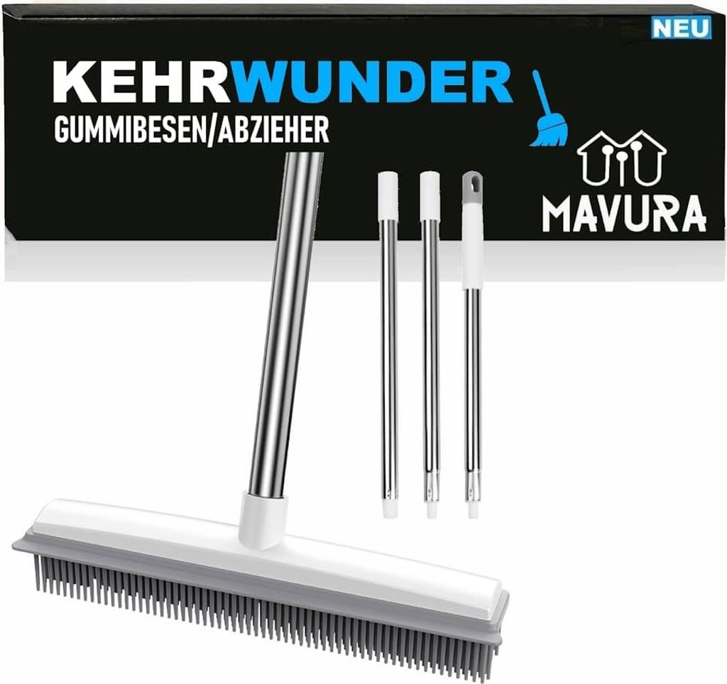 KEHRWUNDER Gummibesen Gummiborsten Abzieher Haarreinigung Produktbild 