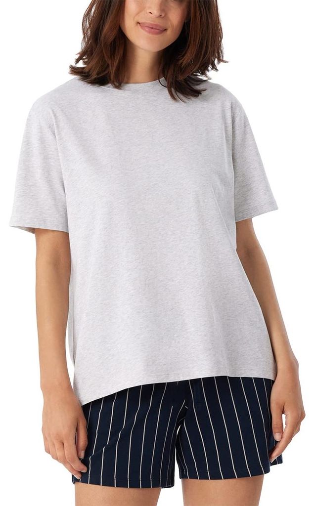Schiesser Damen Schlafshirt Kurzarm Baumwolle - Mix + Relax Produktbild 