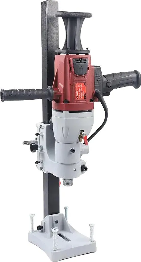 Carotteuse Diamant 2200W Rouge - Utilisation à Eau et à Sec - Prise EU