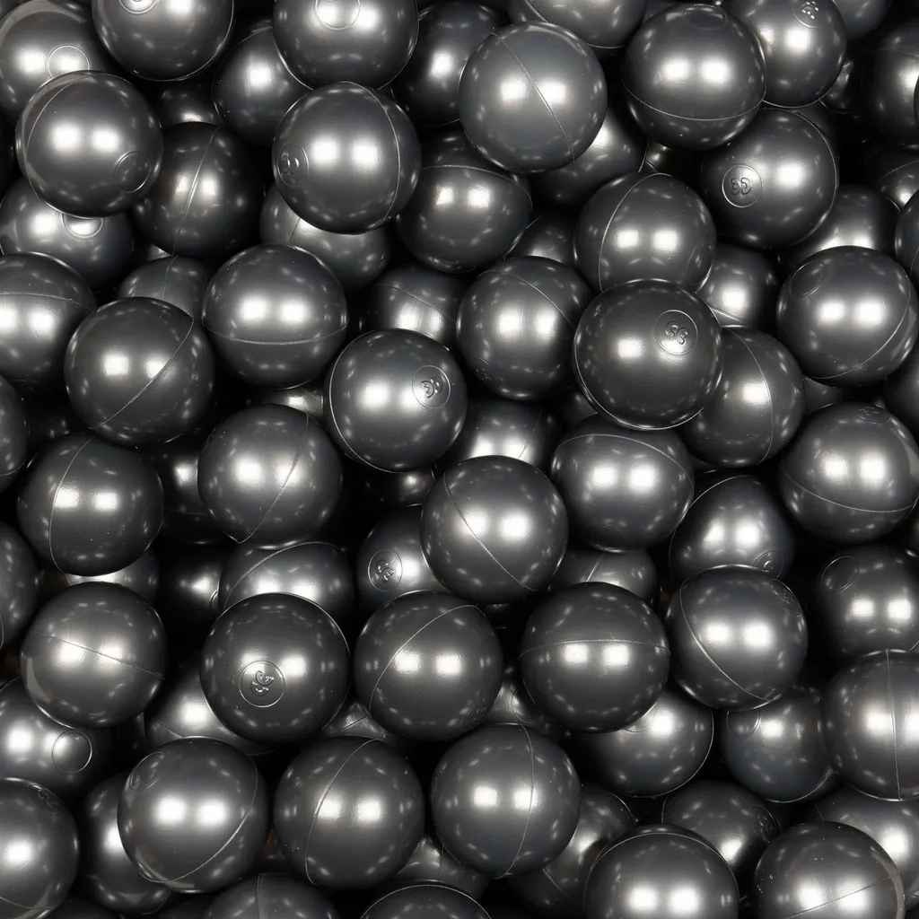 Balles de jeu ø7cm anti-écrasement 100 pièces couleur graphite satiné
