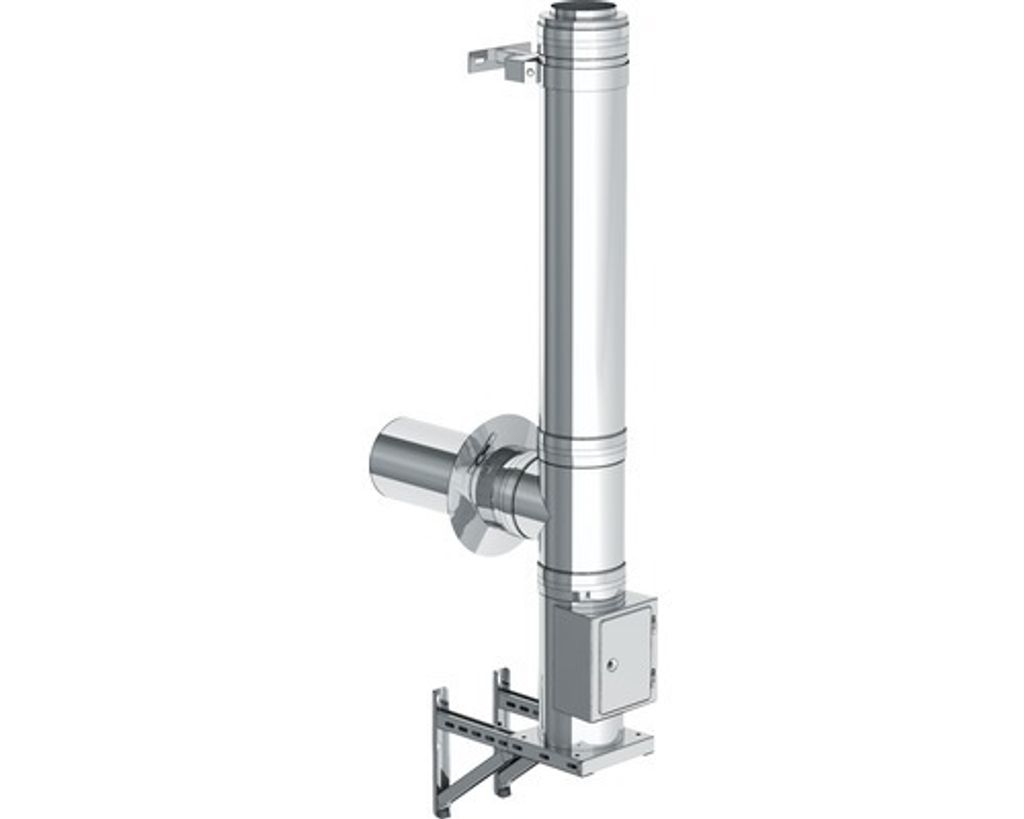 Jeremias DW-ECO Set Typ 150 mmca. 5m 130 mm mit Dämmung 25mm Wandmontage