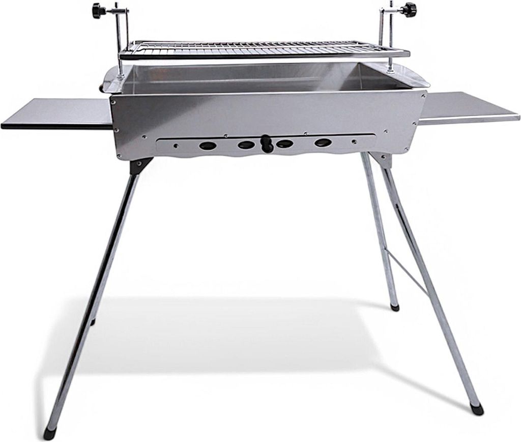 Mangal Ideal Edelstahl 2 mm rostfrei Schaschlik Grill Rost Produktbild 