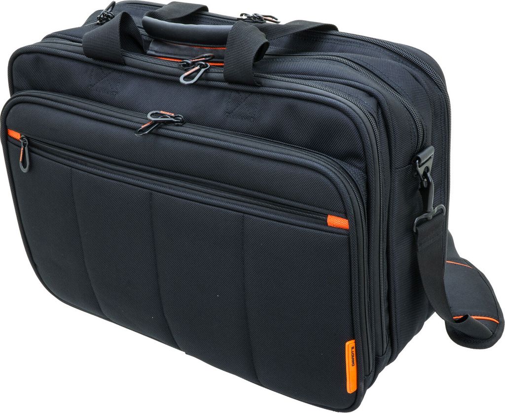 Aktentasche Business Laptop Dokumenten Tasche 44 cm Schwarz Davidts Bowatex
