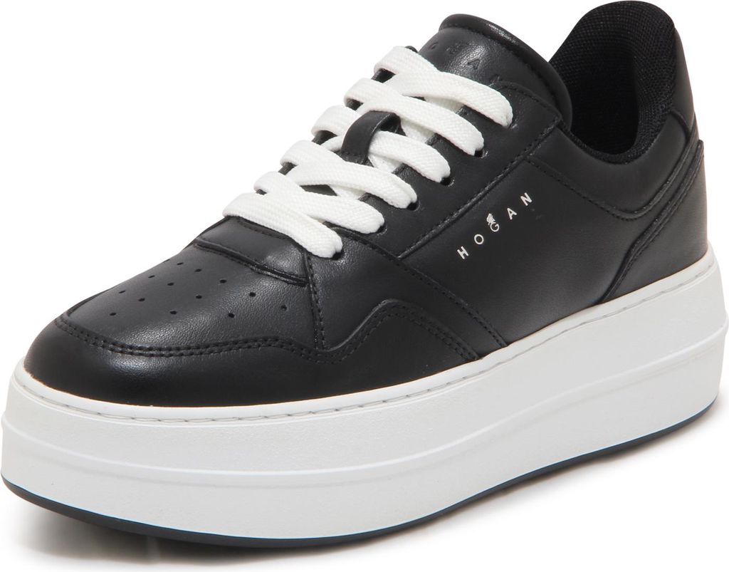 N4132 Sneaker Donna Hogan H670 Frau Schuhe Schwarz