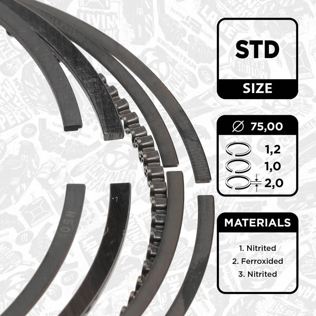 Segments de piston OPEL R1014700 : stop perte de puissance et fumée