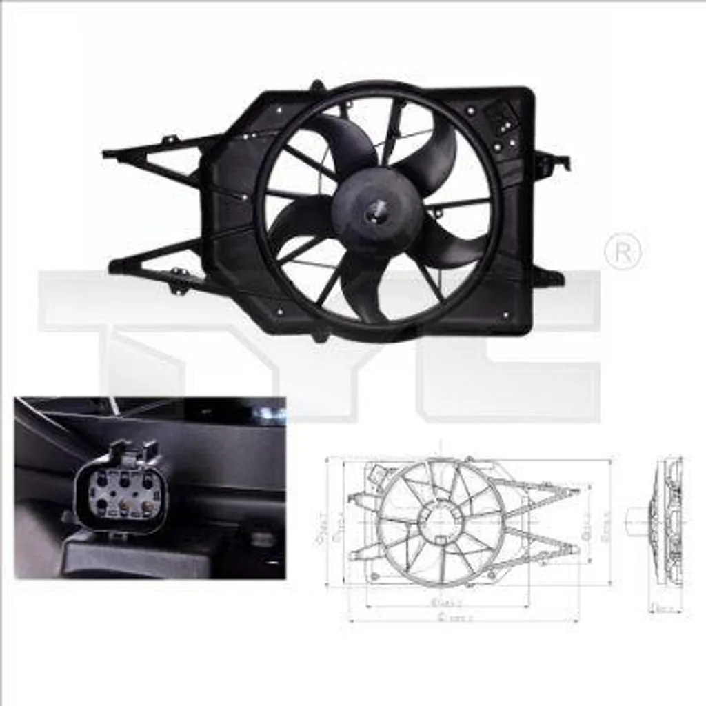 Stop Surchauffe Moteur Focus : Ventilateur de Radiateur TYC OE 1075123