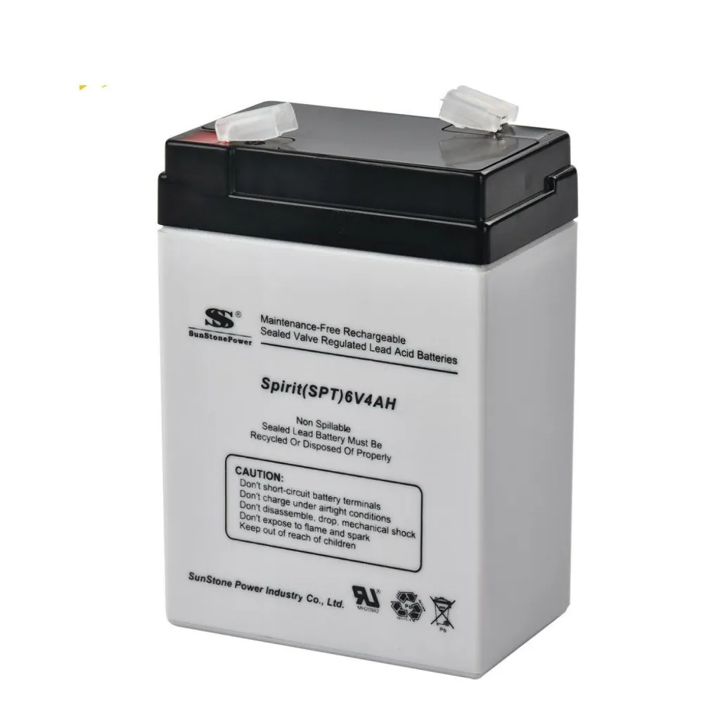 Batteria 6V 4Ah AGM SPT6-4 per Lampade Emergenza e DIY | Robusta