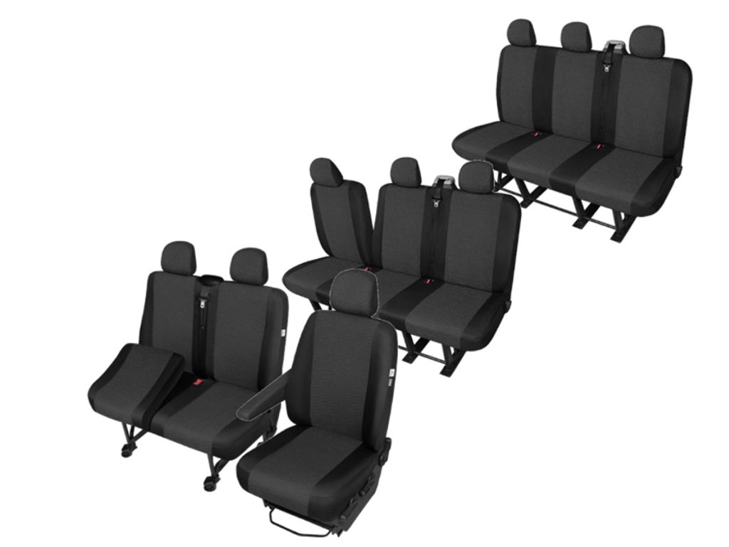 Ford Ttransit - 9-Sitzer Maß Sitzbezüge Sitzschoner Sitzüberzüge