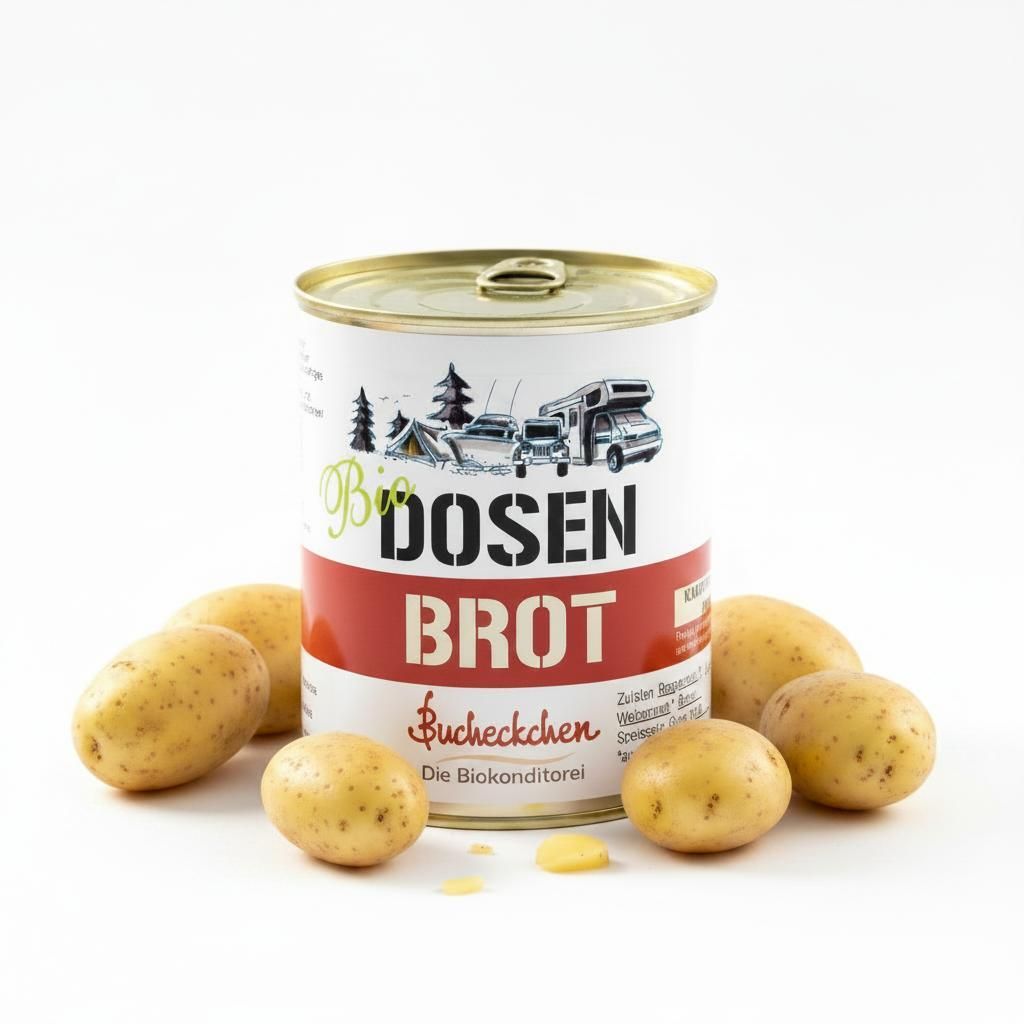 Dosenbrot Kartoffelbrot 6x400g Vegan 5 Jahre haltbar Produktbild 