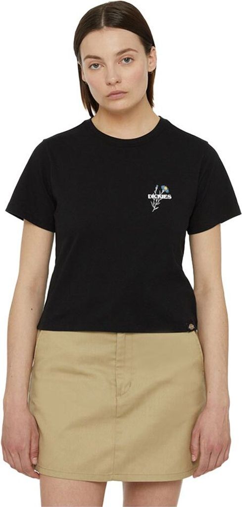 Dickies Herndon Kurzarm-t-shirt Schwarz 2XS Frau Schwarz 2XS