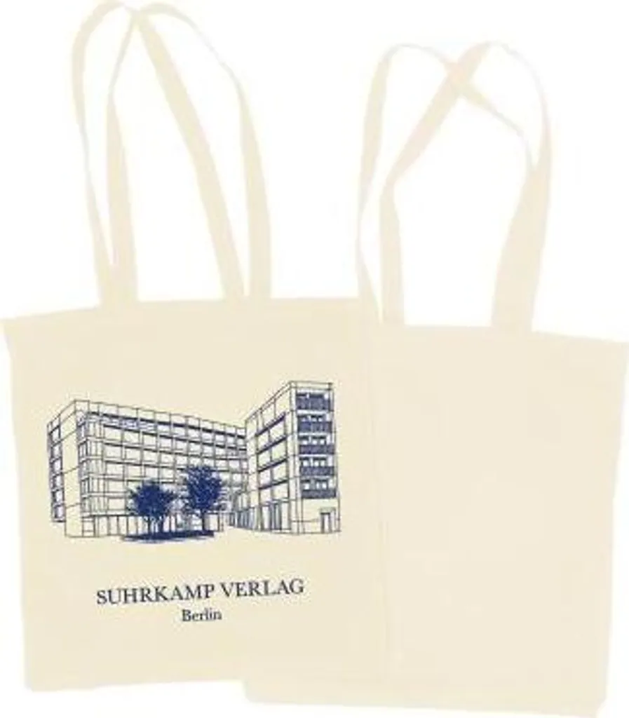 Tote bag Suhrkamp Verlag Berlin sac de courses en toile robuste naturel
