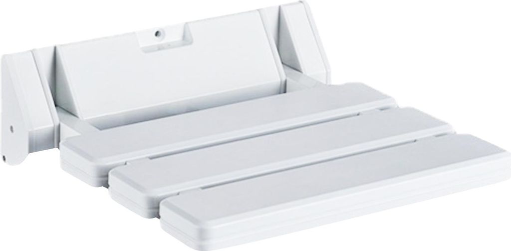 Wandmontierter, klappbarer Badezimmerhocker, Tragkraft 100 kg, rutschfest, klappbar, Duschsitz, Eingangshocker, Bank, Wandbadewannensitz für älte...