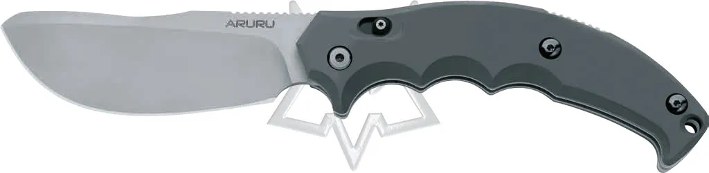 FOX Aruru Couteau Tactique N690 Stone Washed et Grip G10 Robuste