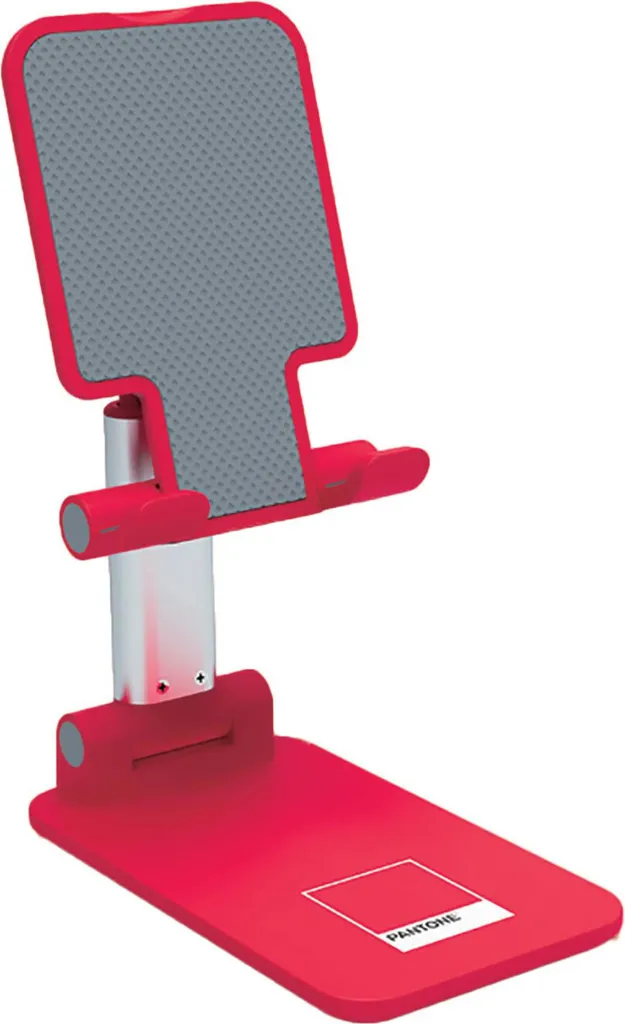 Support téléphone Pantone PT-MG001R1 passif et robuste coloris rouge