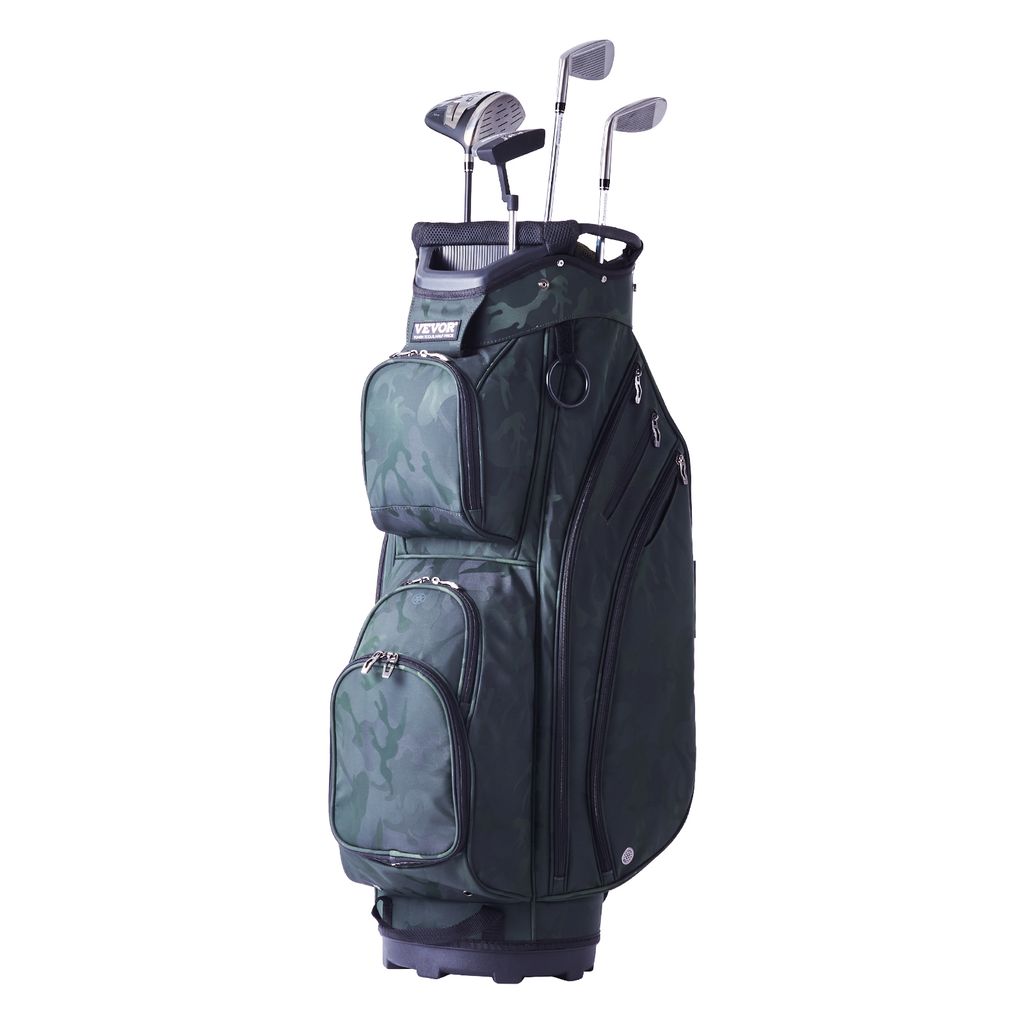 VEVOR Golf-Cart-Tasche mit 14-Wege-Organizer-Unterteilung oben, 91,4 cm (36 Zoll) 11 Taschen, Premium-Nylon-Cart-Tasche, langlebige Golftaschen mit...