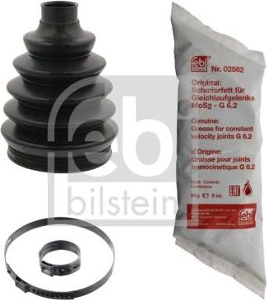 FEBI BILSTEIN 31488 Manschettensatz, Antriebswelle OE 46308323 kompatibel mit Mito, 500, 500C, Fiorino, Grande Punto, Idea, Panda, Punto, Qubo, Eco...