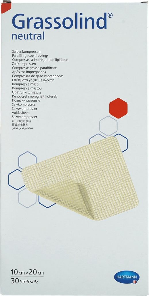 Hartmann Grassolind® Compresse de pommade, 10 x 20 cm | Image du produit 