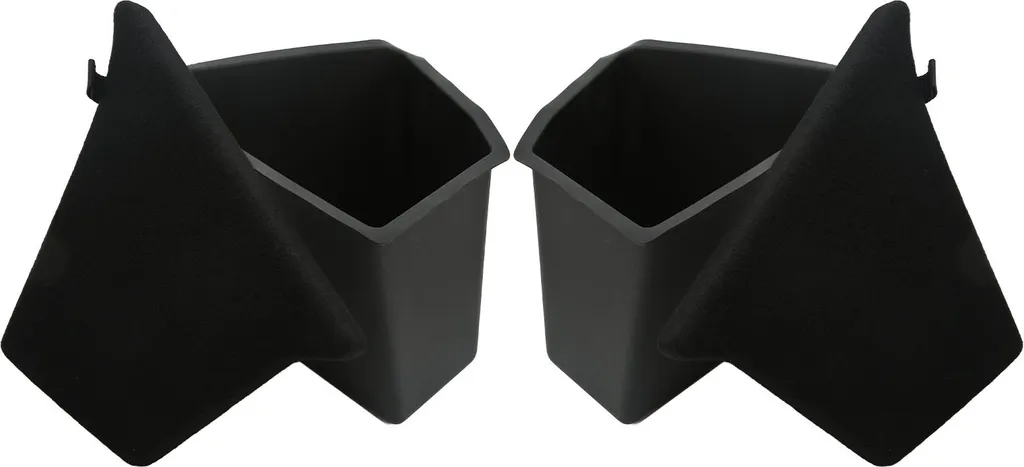 Boîte de rangement de coffre arrière avec couvercle et bacs latéraux