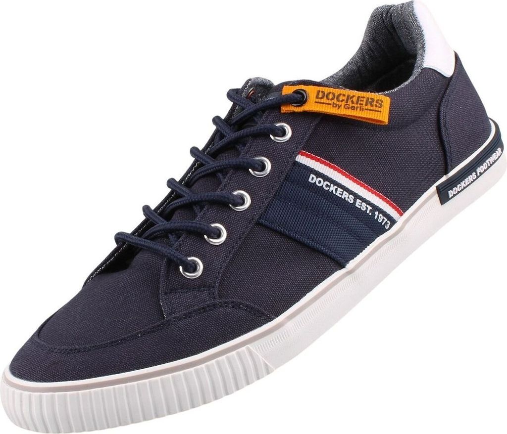 Dockers by Gerli Herren Canvas Sneaker Blau