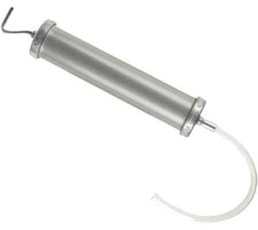 Pressol Saug- und Druckspritze-500 ml, Stahl-silber lackiert-Zinkdeckel