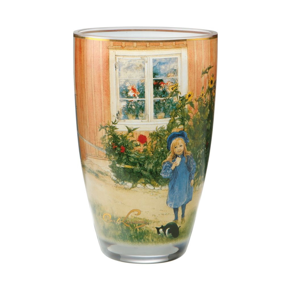 Goebel Carl Larsson - Britta mit Katze - Vase
