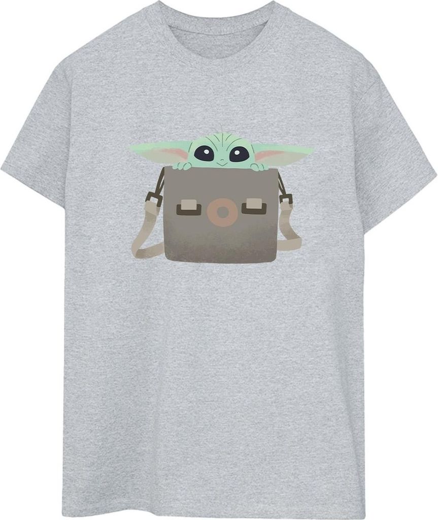 Star Wars - "The Mandalorian" T-Shirt für Damen BI45984 (XXL) (Grau)