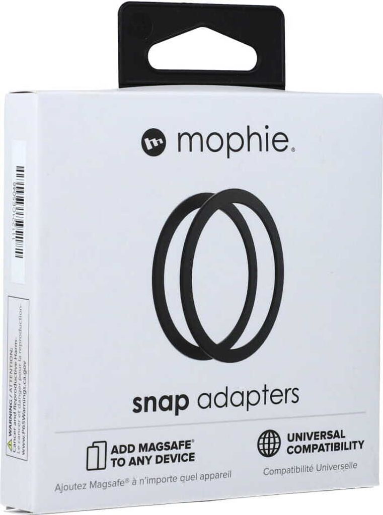Magnetische Ringe Mophie Snap - Adapters, 2 Stück, schwarz