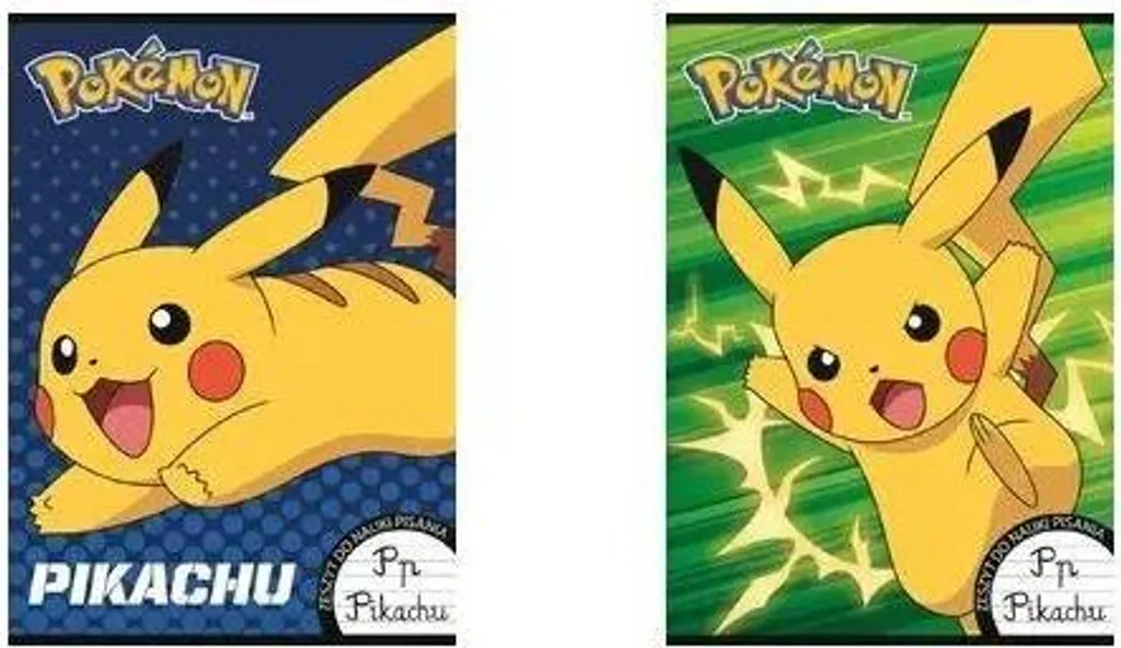 Cahier A4 Pokémon 32 pages : Lignes bicolores et finition laminée