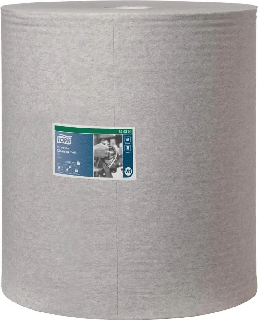 Chiffon de nettoyage ultra absorbant Tork Premium 520 gris monocouche
