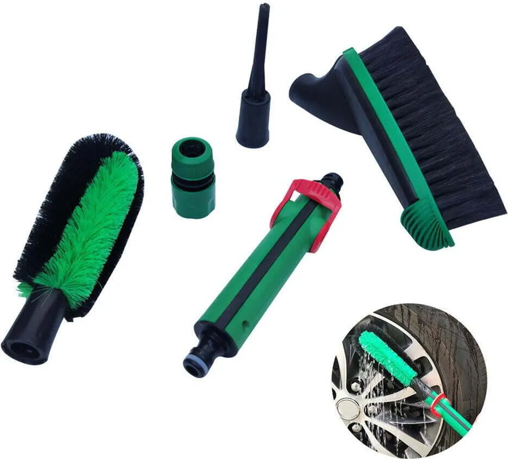 Set de nettoyage auto INF avec 9 accessoires pour lavage extérieur complet