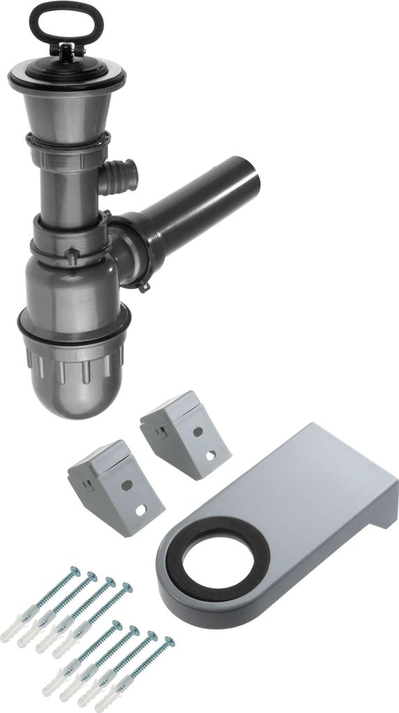 Siphon für Stahlspülbecken 2"