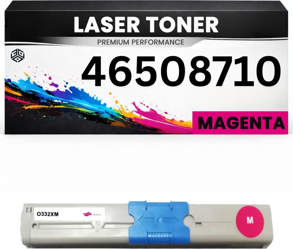 Toner 46508710 Magenta für OKI kompatibel hochwertige Premium Alternative für Okidata C332dn, MC363dn, Oki C332dn, MC363dn