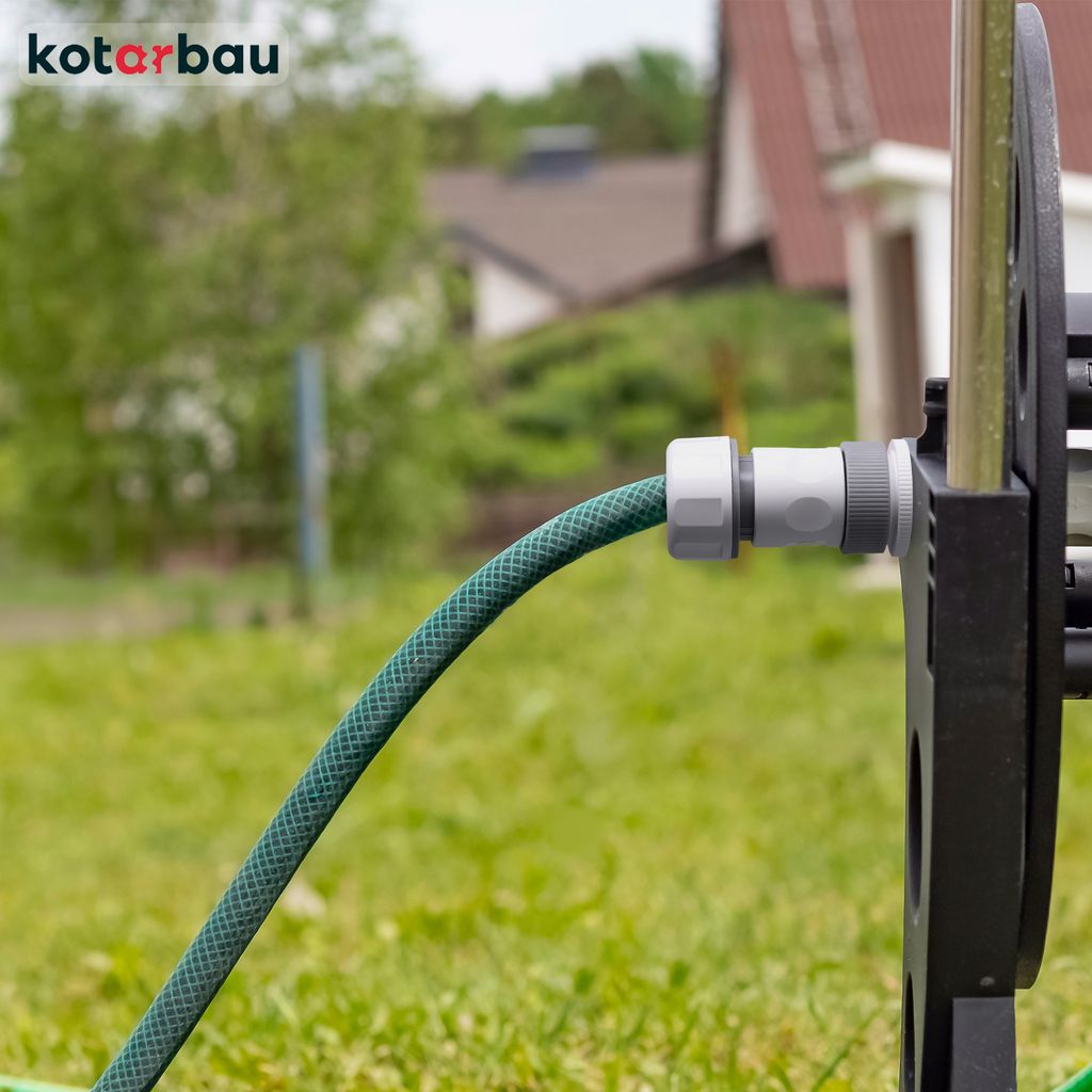 Raccordo Rapido Ottone 3/4 Con Stop Acqua Per Tubo Giardino