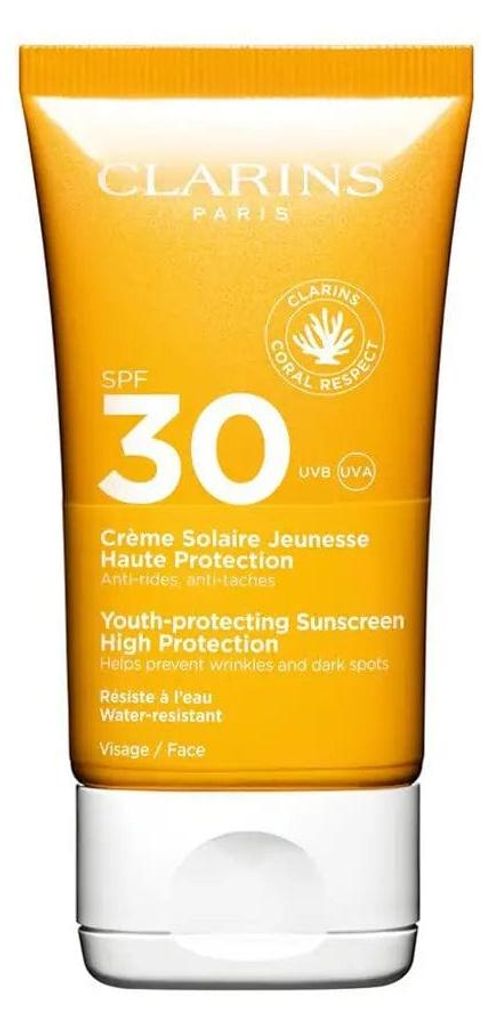Clarins Youth-protecting SPF 30, Opalovací krém, Obličej, Obrázek produktu 