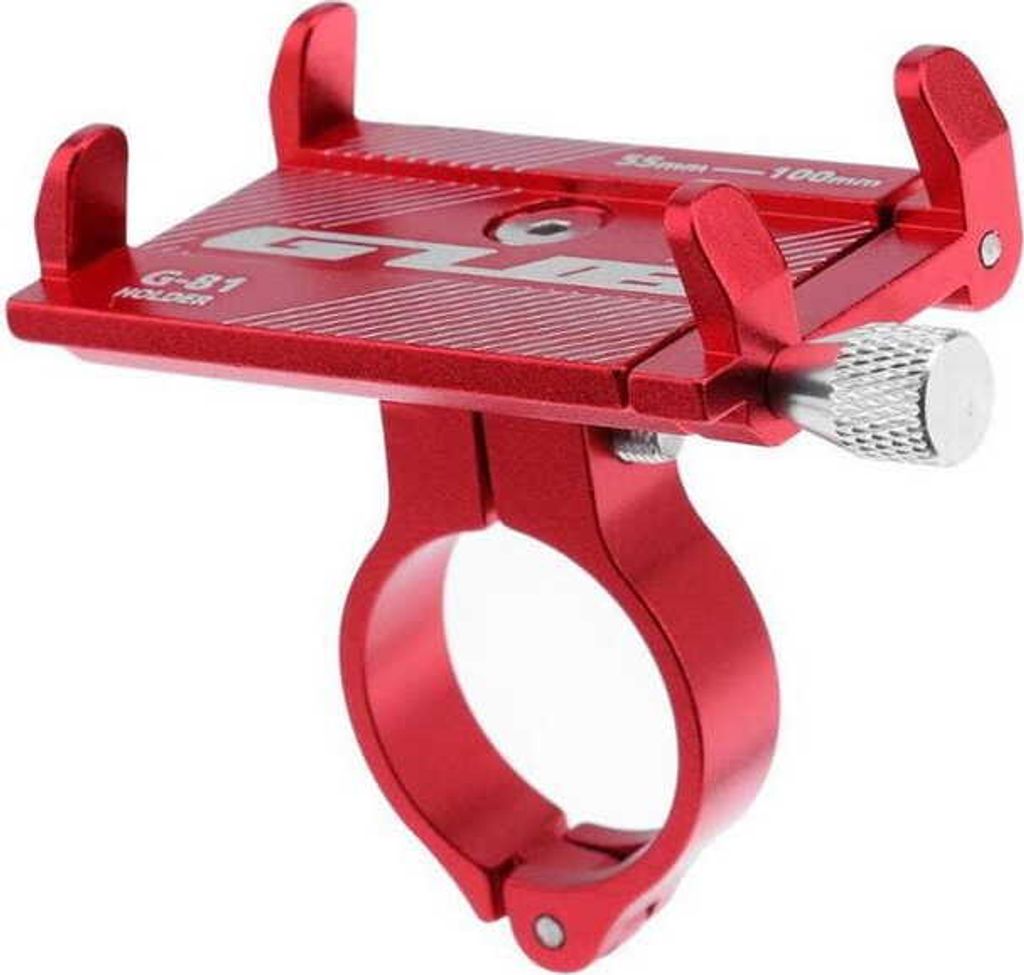 Robuste Handyhalterung GUB G-81 für Xiaomi M365 / M365 PRO / PRO 2 / 1S / Motus Roller - Farbe Rot