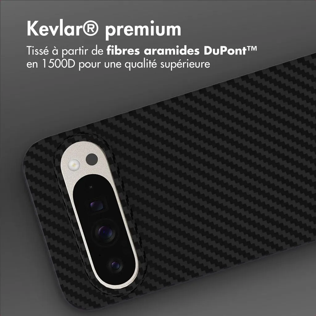 Coque de protection Polyamide® pour Google Pixel 9 MagSafe Noir Mat - 2
