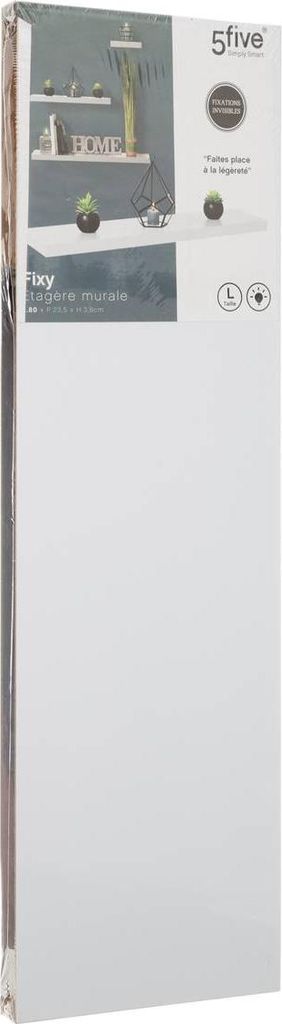 Wandregal 80cm "fixy" weiß - 5 five simply smart