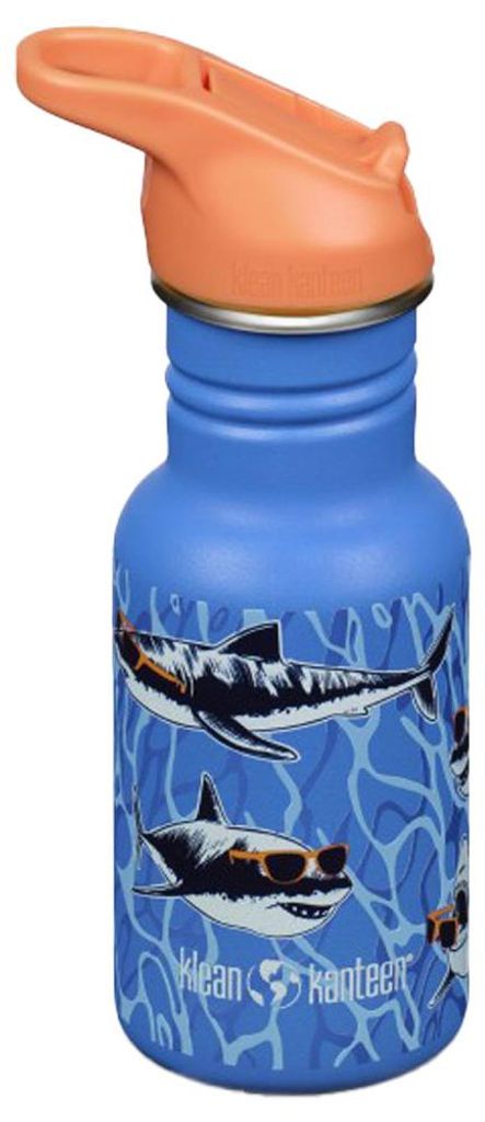 Klean Kanteen 355ml Kid Kanteen Classic Narrow (Flip Sport) Blau Haie