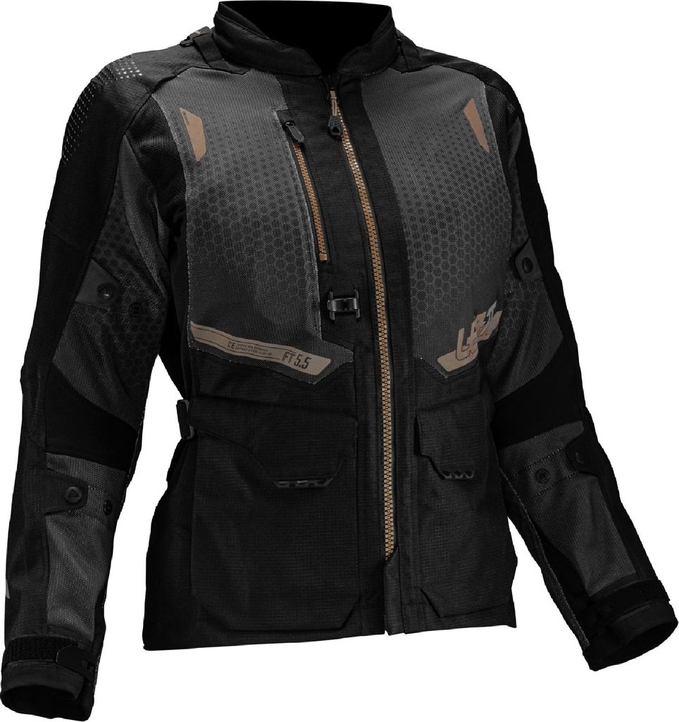 Leatt Jacke ADV FlowTour 5.5 Women V25 schwarz-dunkelgrau-gold DL