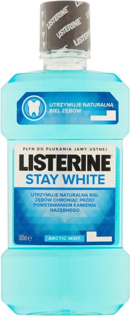 Listerine Mouthwash Stay White 500 ml