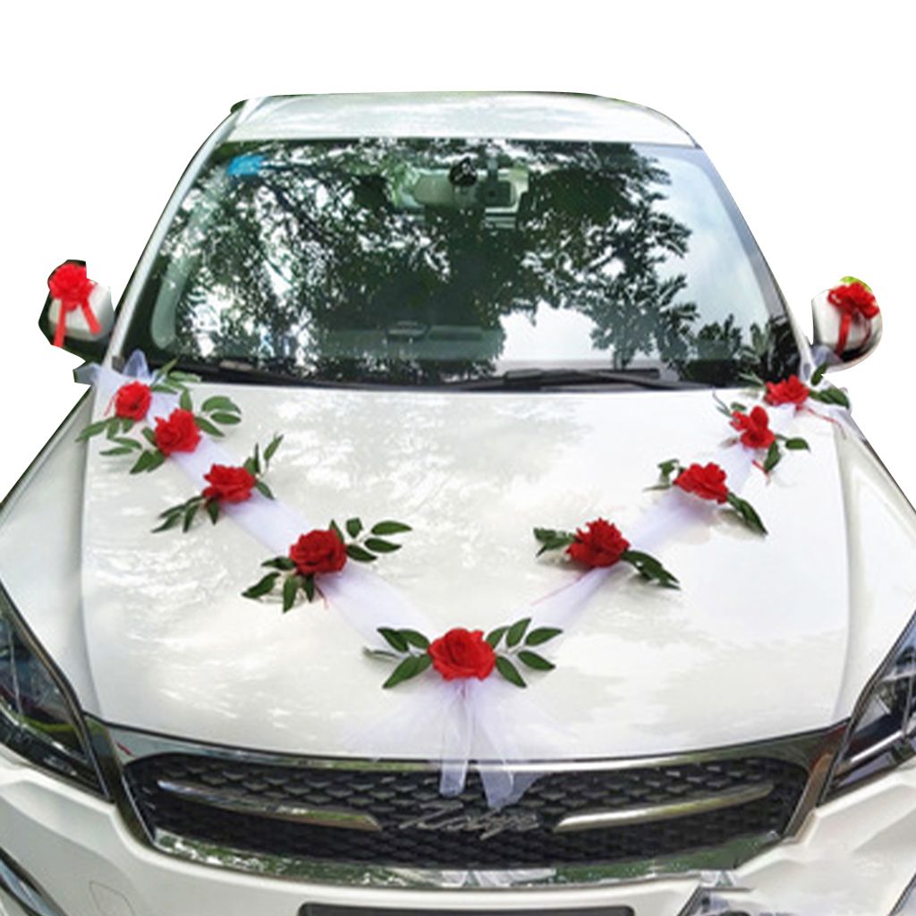 Rosen Girlande Braut Paar Rose Deko Dekoration Autoschmuck Hochzeit Car  Auto Wedding ®Auto-schmuck Deko (Weiß/Weiß) : : Küche, Haushalt &  Wohnen