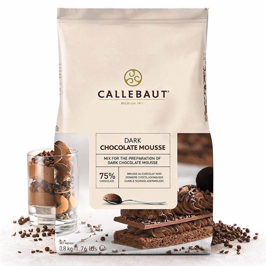 Mousse au chocolat noir 800g Callebaut, poudre instantanée Image du produit 