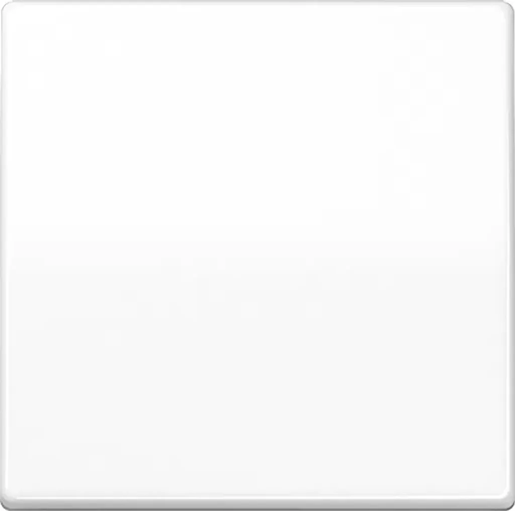 Bascule Jung AS101WW pour poussoir KNX simple série AS en blanc alpin