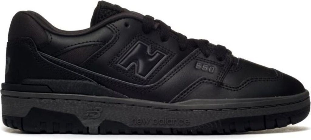 New Balance GSB550BB Low-Top Sneaker für Damen aus Naturleder, Schwarz