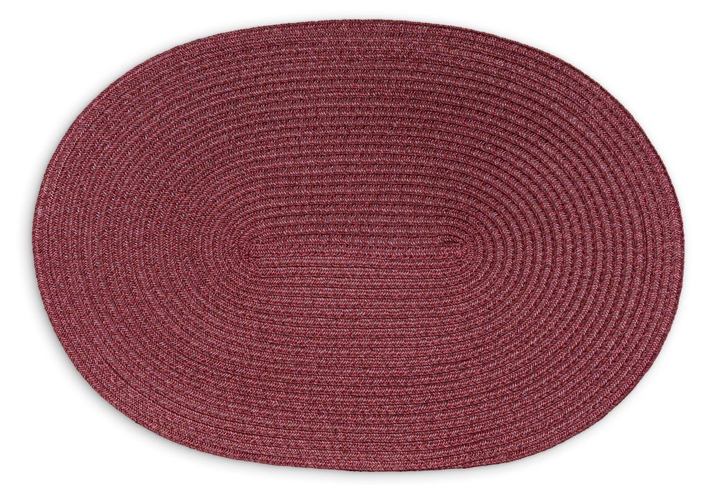 CONTINENTA Tischset oval, weinrot 45x31 cm 6653 Immagine del prodotto 