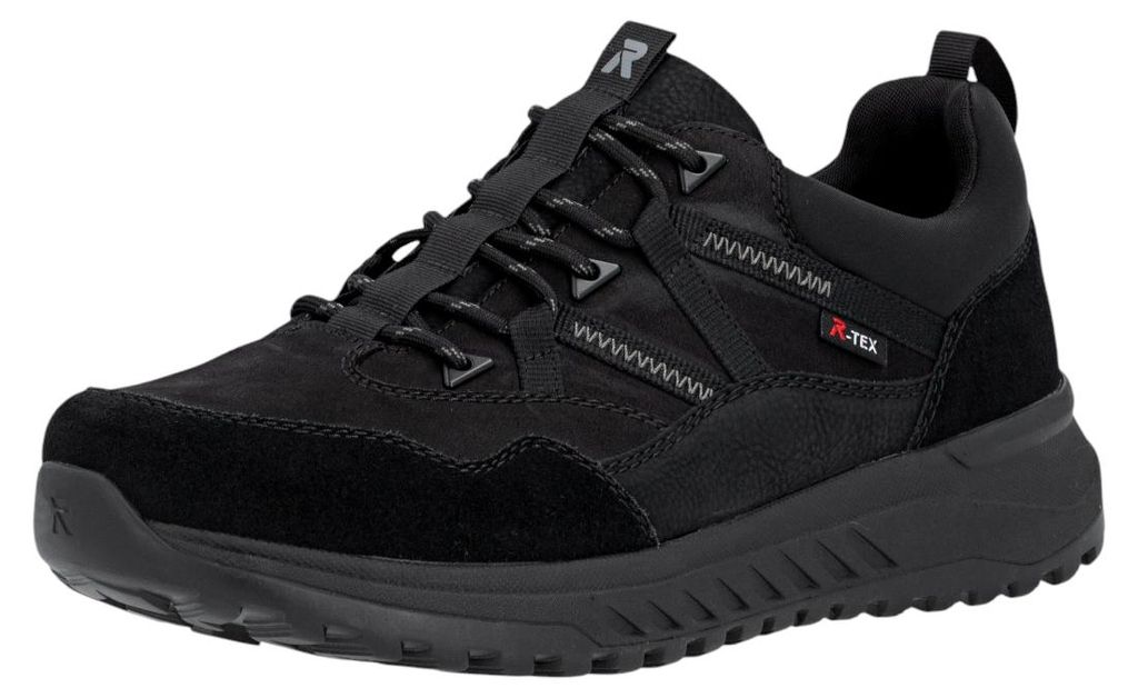 Zapatos deportivos para hombre Rieker, color negro, ideales Imagen del producto 